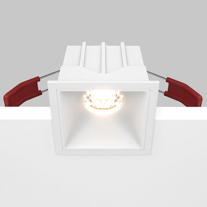 Maytoni downlight Alfa LED 10W 36° zapustené štvorcové svietidlo biele