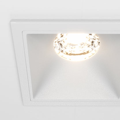 Maytoni downlight Alfa LED 10W 36° zapustené štvorcové svietidlo biele