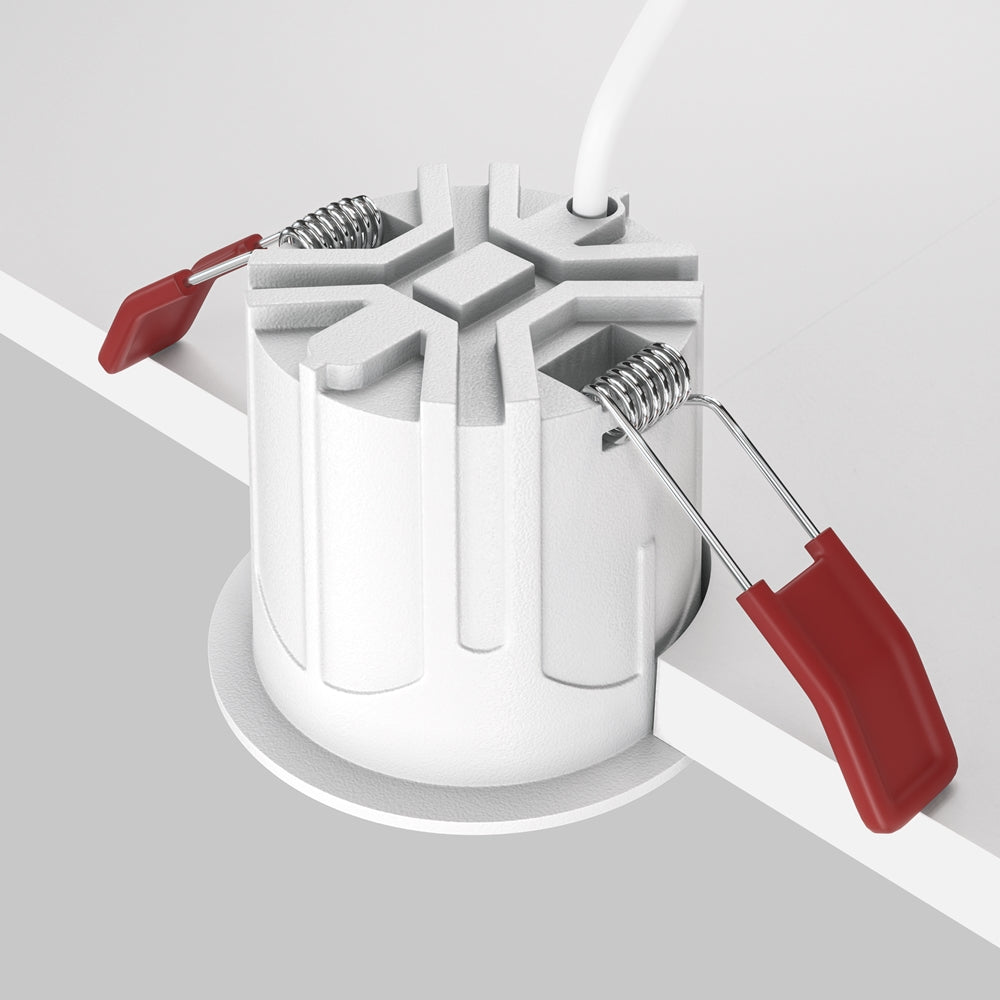 Maytoni downlight Alfa LED 36° zapustené kruhové svietidlo čierne