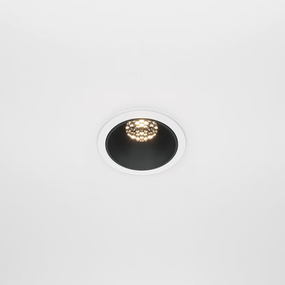 Maytoni downlight Alfa LED 36° zapustené kruhové svietidlo čierne