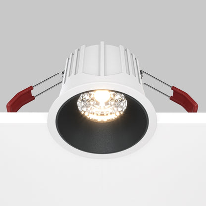 Maytoni downlight Alfa LED 36° zapustené kruhové svietidlo čierne