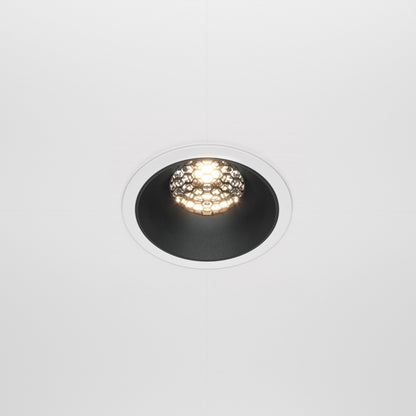 Maytoni downlight Alfa LED 36° zapustené kruhové svietidlo čierne