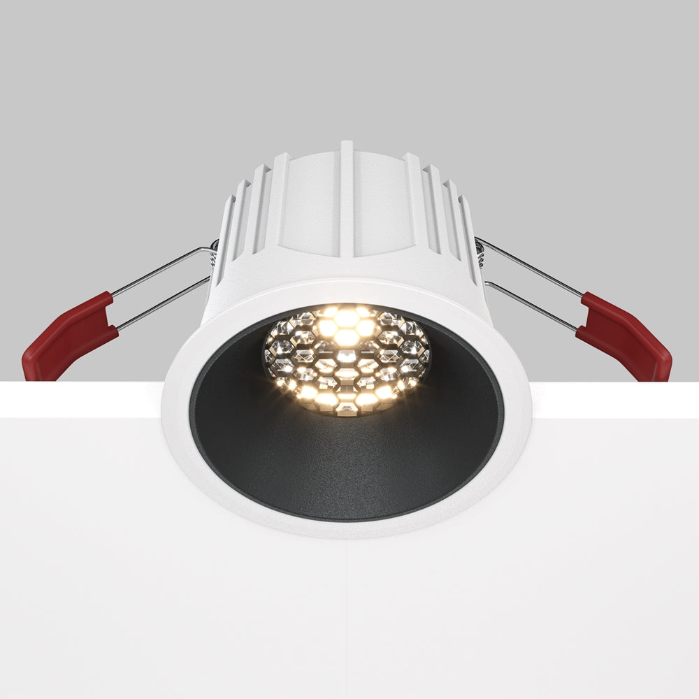 Maytoni downlight Alfa LED 36° zapustené kruhové svietidlo čierne