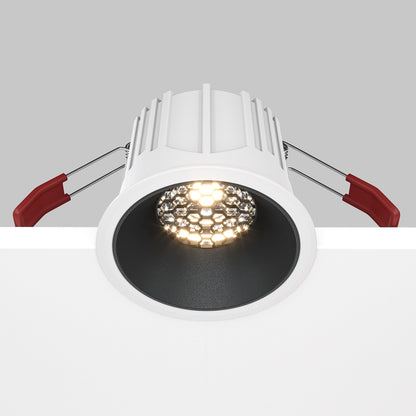 Maytoni downlight Alfa LED 36° zapustené kruhové svietidlo čierne