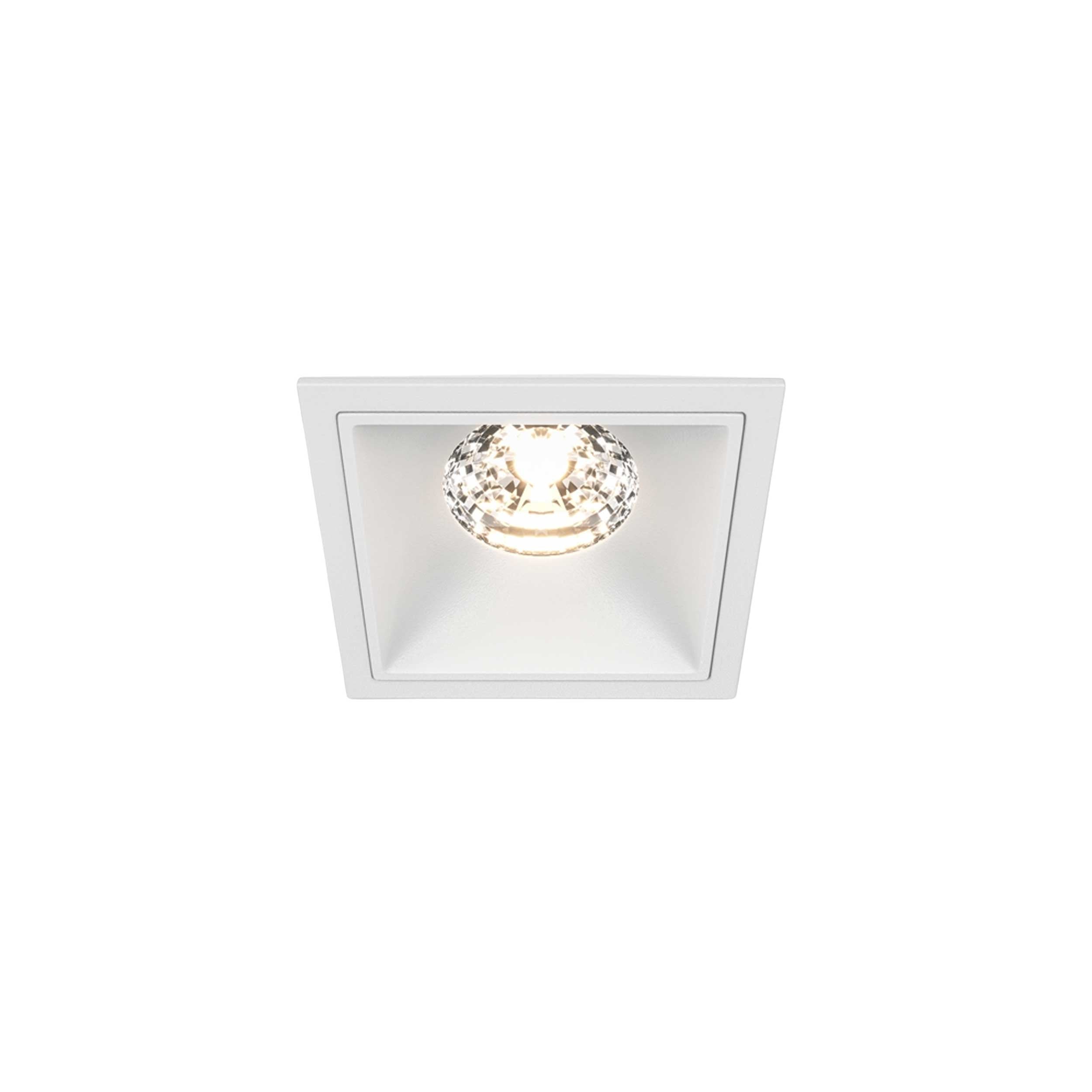 Maytoni downlight Alfa LED 15W 36° zapustené štvorcové svietidlo biele