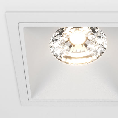 Maytoni downlight Alfa LED 15W 36° zapustené štvorcové svietidlo biele