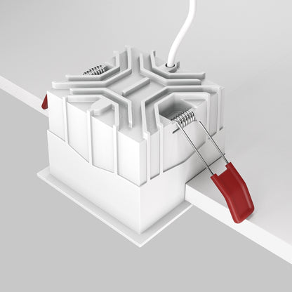 Maytoni downlight Alfa LED 15W 36° zapustené štvorcové svietidlo biele
