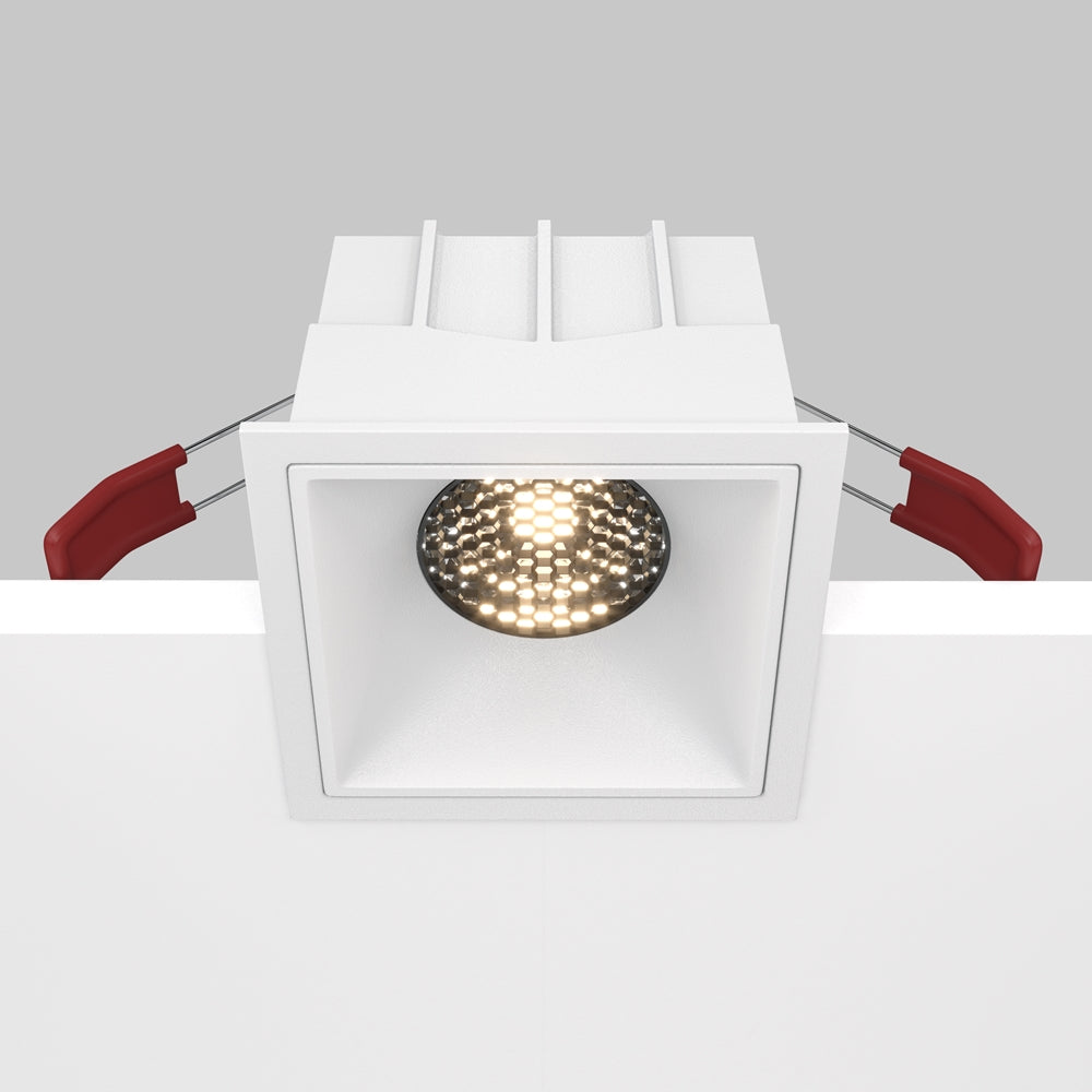 Maytoni downlight Alfa LED 15W 36° zapustené štvorcové svietidlo biele