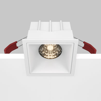 Maytoni downlight Alfa LED 15W 36° zapustené štvorcové svietidlo biele