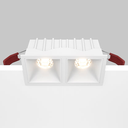 Maytoni downlight Alfa LED 10W 36° zapustené štvorcové svietidlo biele
