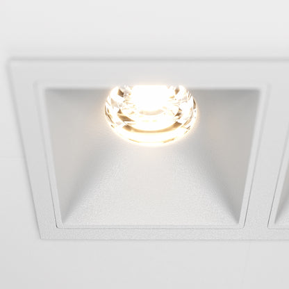 Maytoni downlight Alfa LED 10W 36° zapustené štvorcové svietidlo biele