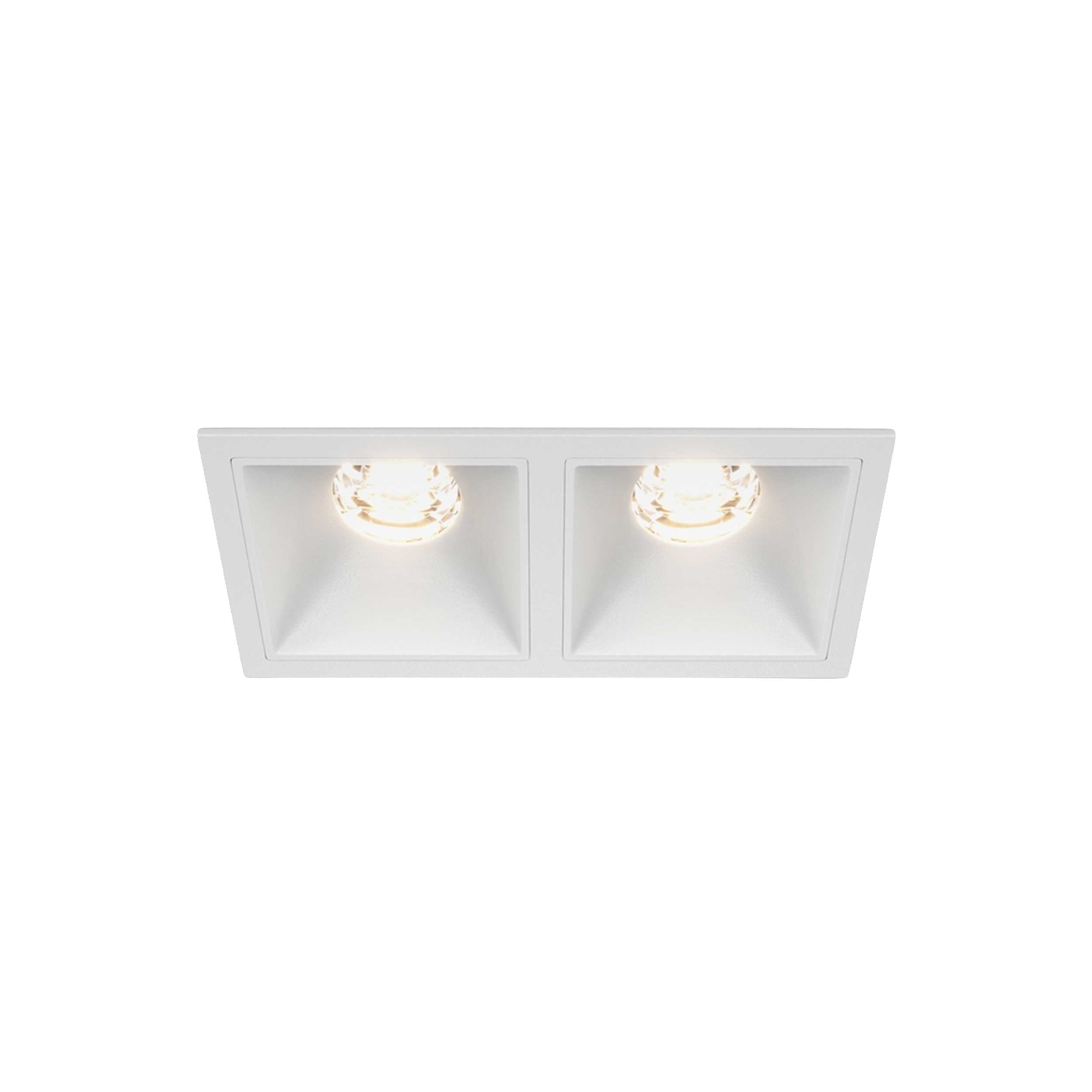 Maytoni downlight Alfa LED 10W 36° zapustené štvorcové svietidlo biele