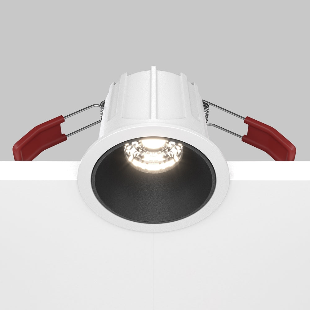 Maytoni downlight Alfa LED 36° zapustené kruhové svietidlo čierne