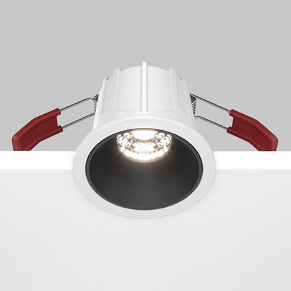 Maytoni downlight Alfa LED 36° zapustené kruhové svietidlo čierne