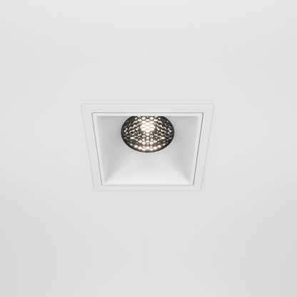 Maytoni downlight Alfa LED 15W 36° zapustené štvorcové svietidlo biele