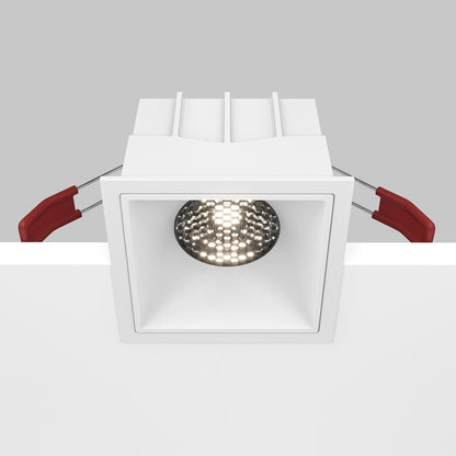 Maytoni downlight Alfa LED 15W 36° zapustené štvorcové svietidlo biele
