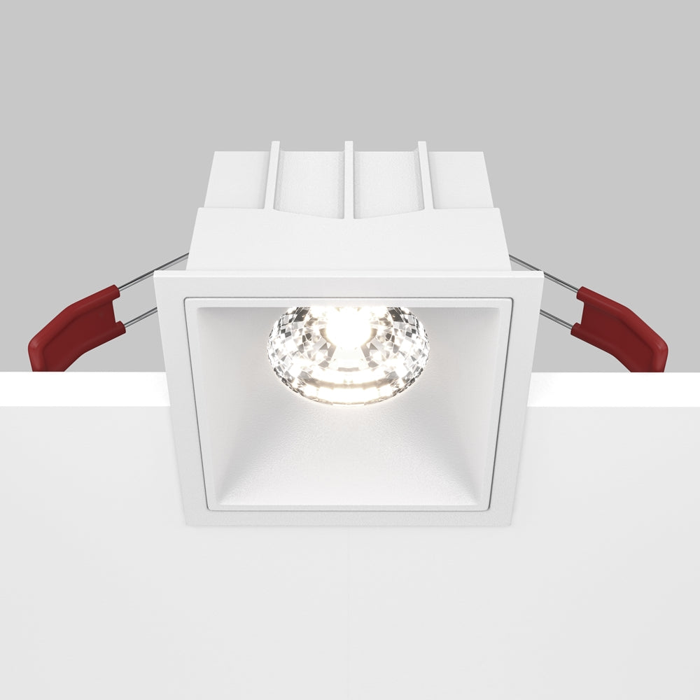 Maytoni downlight Alfa LED 15W 36° zapustené štvorcové svietidlo biele