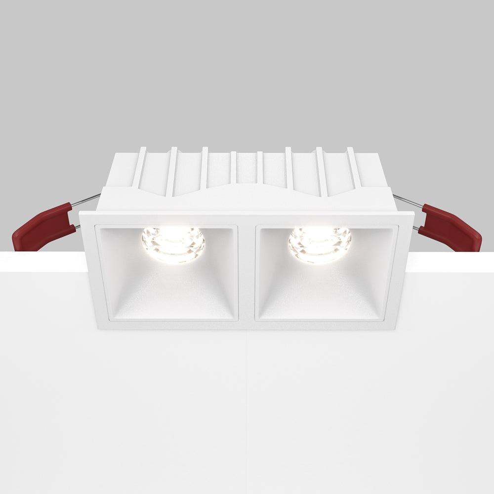 Maytoni downlight Alfa LED 10W 36° zapustené štvorcové svietidlo biele