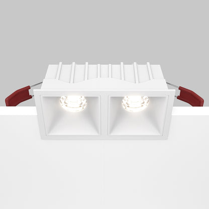 Maytoni downlight Alfa LED 10W 36° zapustené štvorcové svietidlo biele