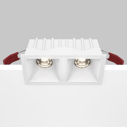 Maytoni downlight Alfa LED 10W 36° zapustené štvorcové svietidlo biele