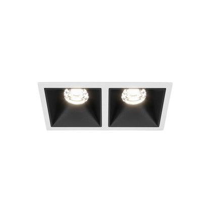 Maytoni downlight Alfa LED 10W 36° zapustiteľné štvorcové svietidlo čierne