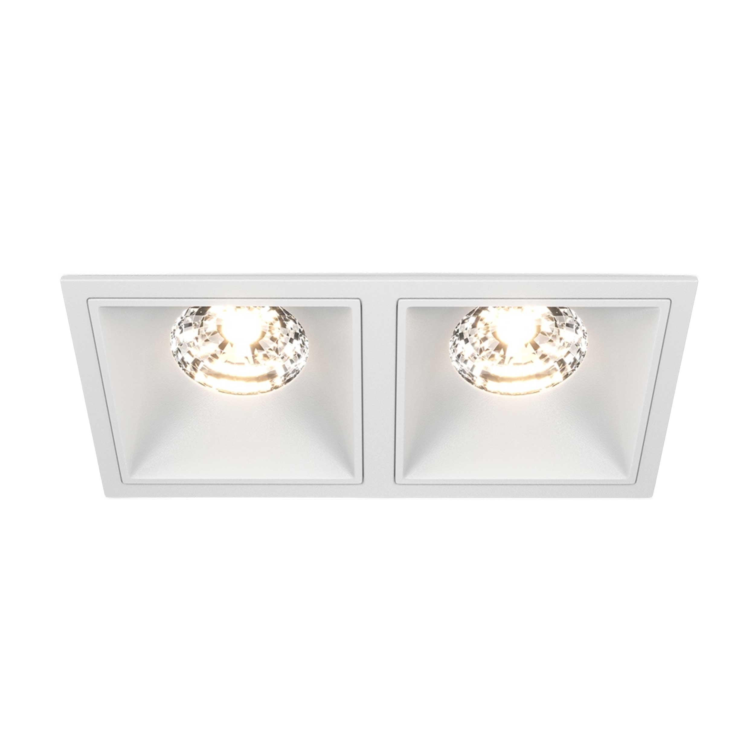 Maytoni downlight Alfa LED 15W 36° zapustené štvorcové svietidlo biele