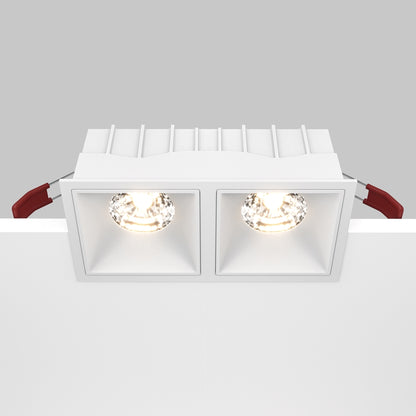Maytoni downlight Alfa LED 15W 36° zapustené štvorcové svietidlo biele