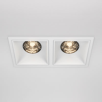Maytoni downlight Alfa LED 15W 36° zapustené štvorcové svietidlo biele