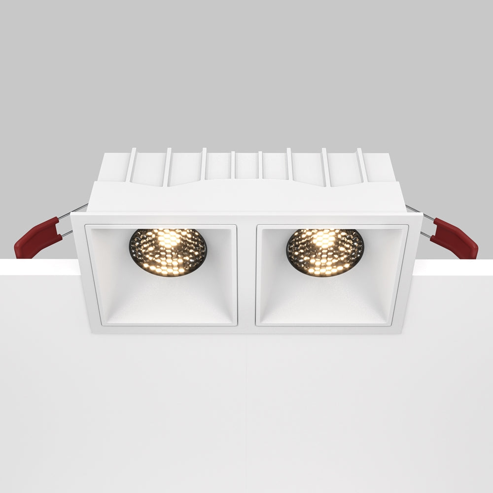 Maytoni downlight Alfa LED 15W 36° zapustené štvorcové svietidlo biele