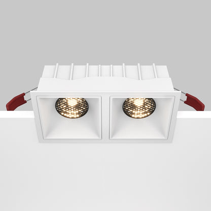 Maytoni downlight Alfa LED 15W 36° zapustené štvorcové svietidlo biele