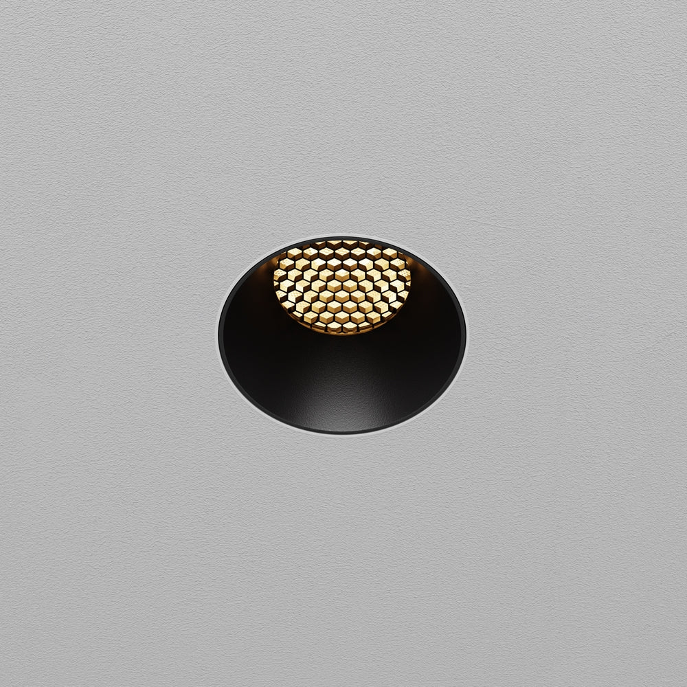 Maytoni downlight Dip LED 50° zapustené kruhové svietidlo čierne
