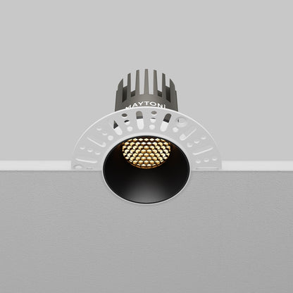 Maytoni downlight Dip LED 50° zapustené kruhové svietidlo čierne