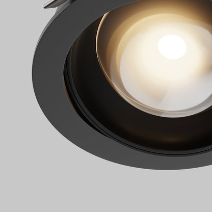 Maytoni downlight Lens LED 3000K 12W 70° zapustené kruhové svietidlo