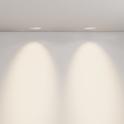 Maytoni downlight Lens LED 3000K 12W 70° zapustené kruhové svietidlo