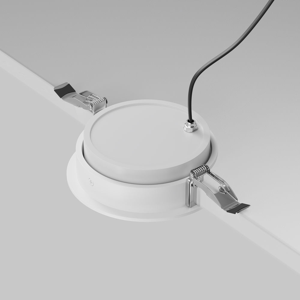 Maytoni downlight Lens LED 3000K 12W 70° zapustené kruhové svietidlo