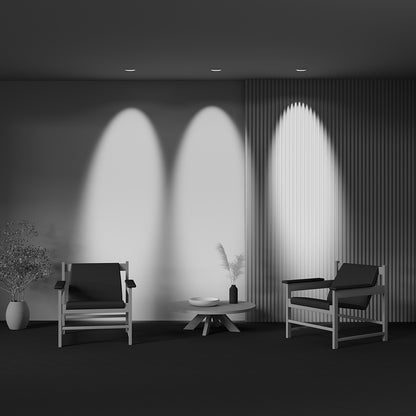 Maytoni downlight Lens LED 3000K 12W 70° zapustené kruhové svietidlo