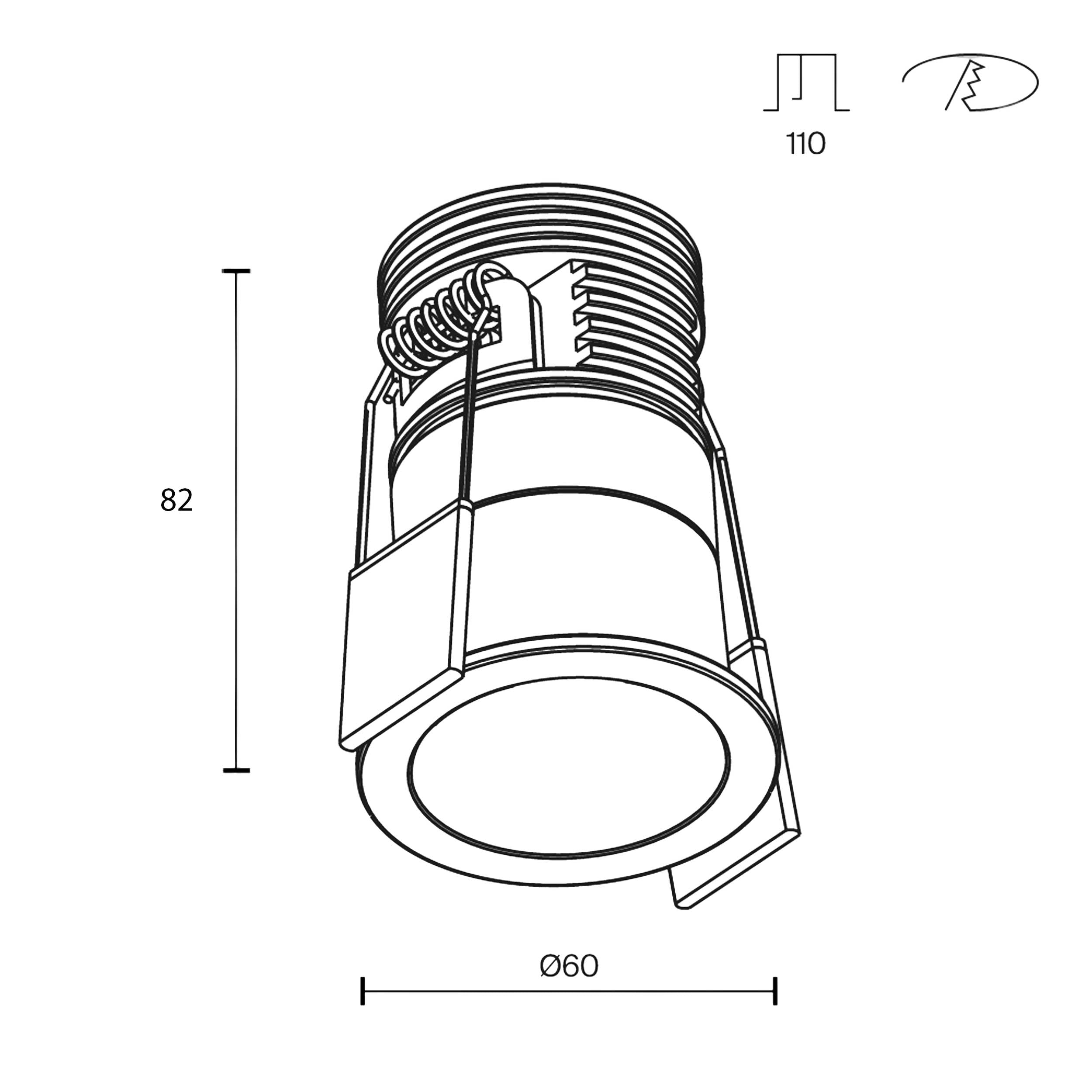 Maytoni downlight Minor LED 24° zapustené kruhové svietidlo