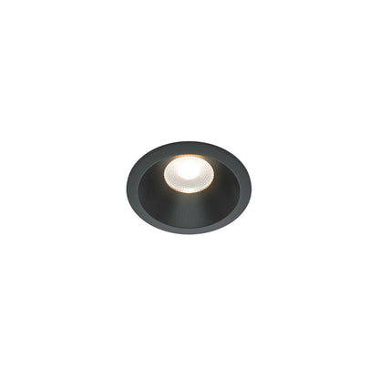 Maytoni downlight Zoom LED 60° zapustené kruhové svietidlo čierne