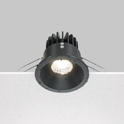 Maytoni downlight Zoom LED 60° zapustené kruhové svietidlo čierne