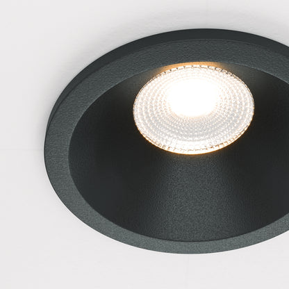 Maytoni downlight Zoom LED 60° zapustené kruhové svietidlo čierne