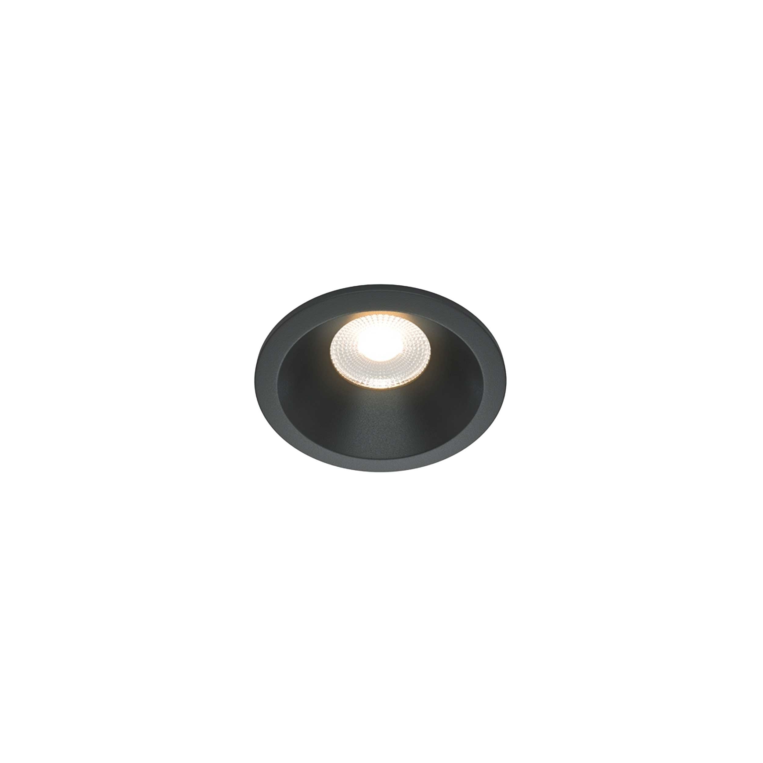 Maytoni downlight Zoom LED 60° zapustené kruhové svietidlo čierne