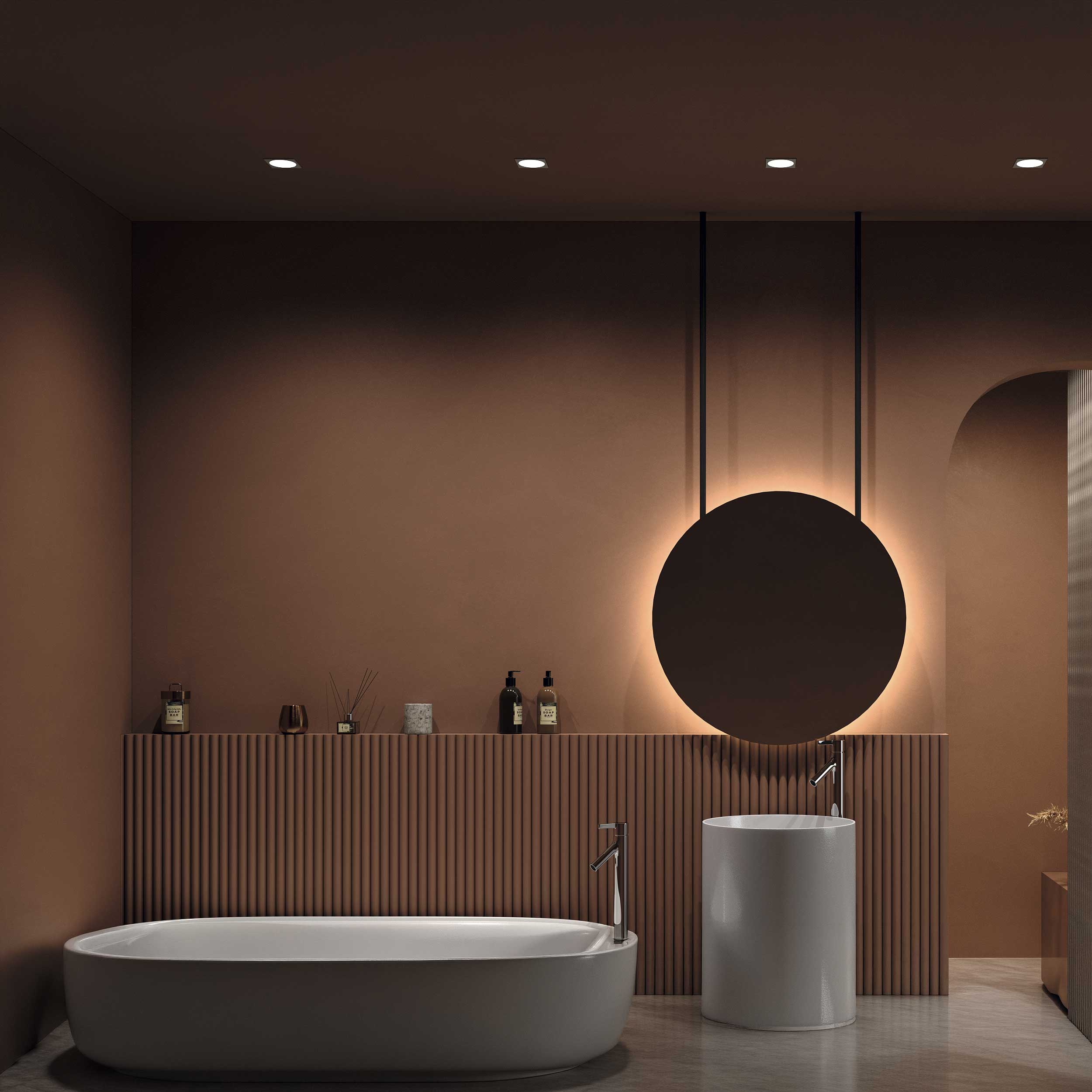 Maytoni downlight Zoom LED 60° zapustené kruhové svietidlo čierne