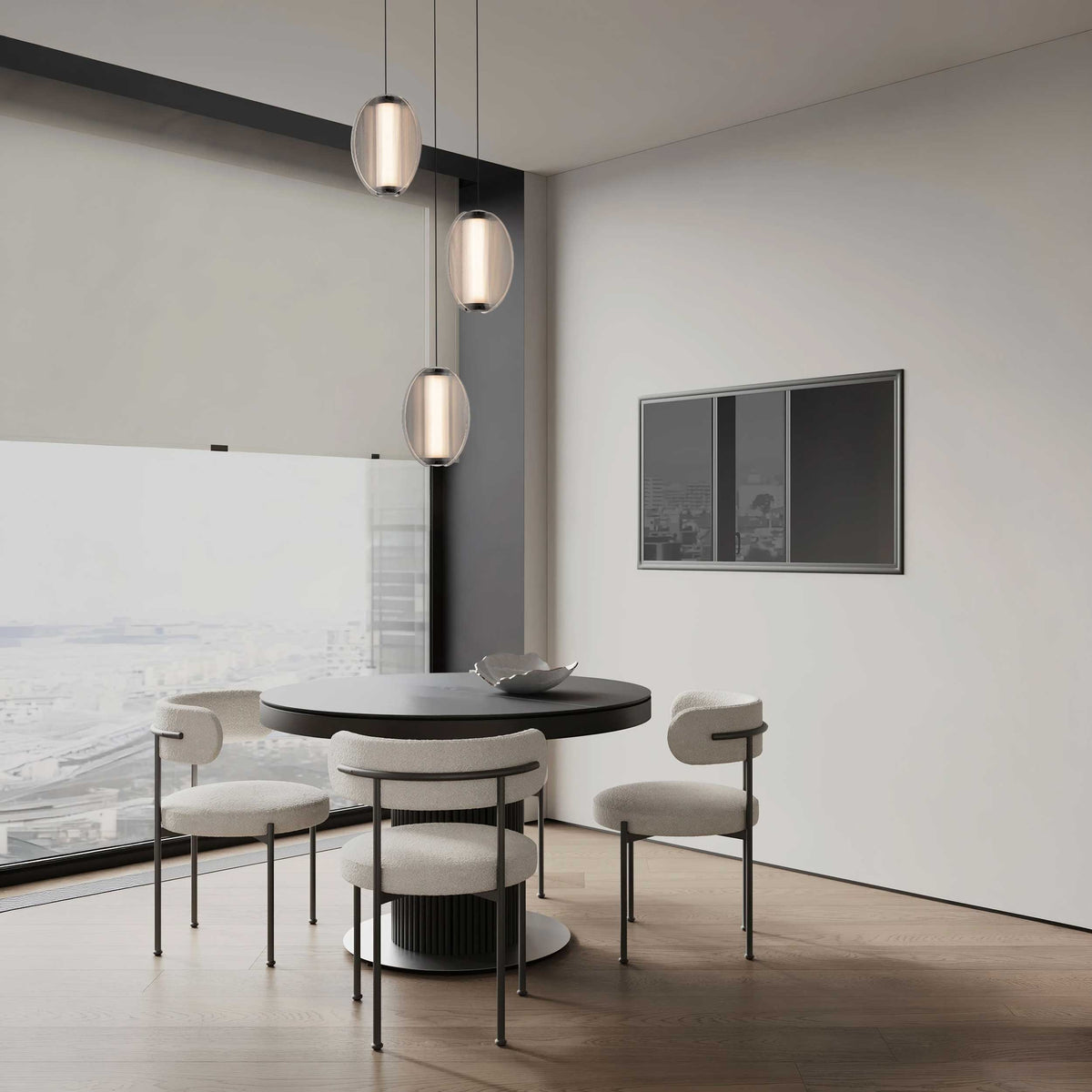 Závesné svietidlo Nova Luce Noir LED s vertikálnym smerom svietenia
