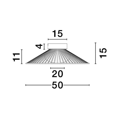 Nova Luce Brume LED stropní svítidlo