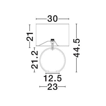 Nova Luce Ever E27 stolní svítidlo