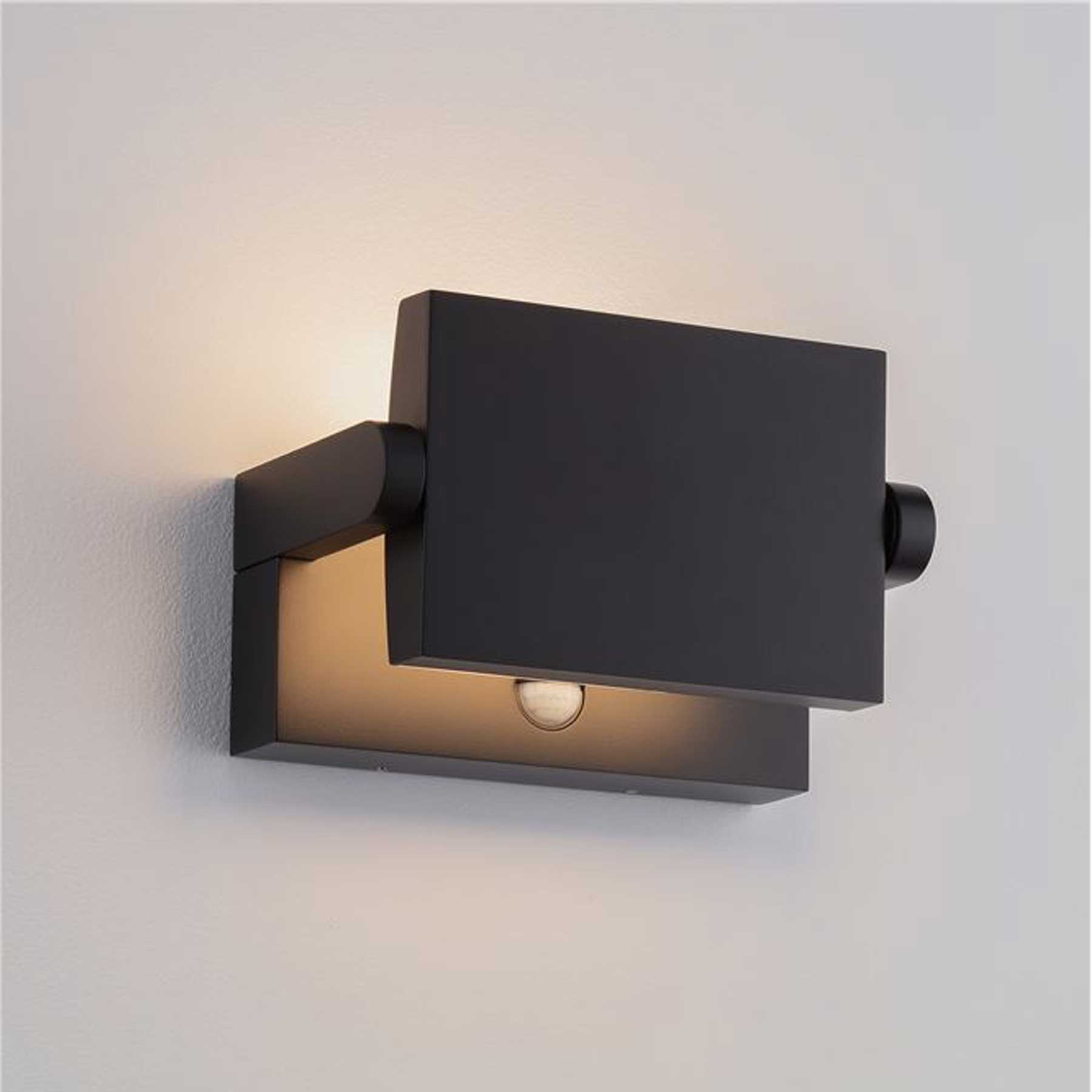 Nova Luce Gerber LED venkovní nástěnné svítidlo IP54 s pohybovým senzorem