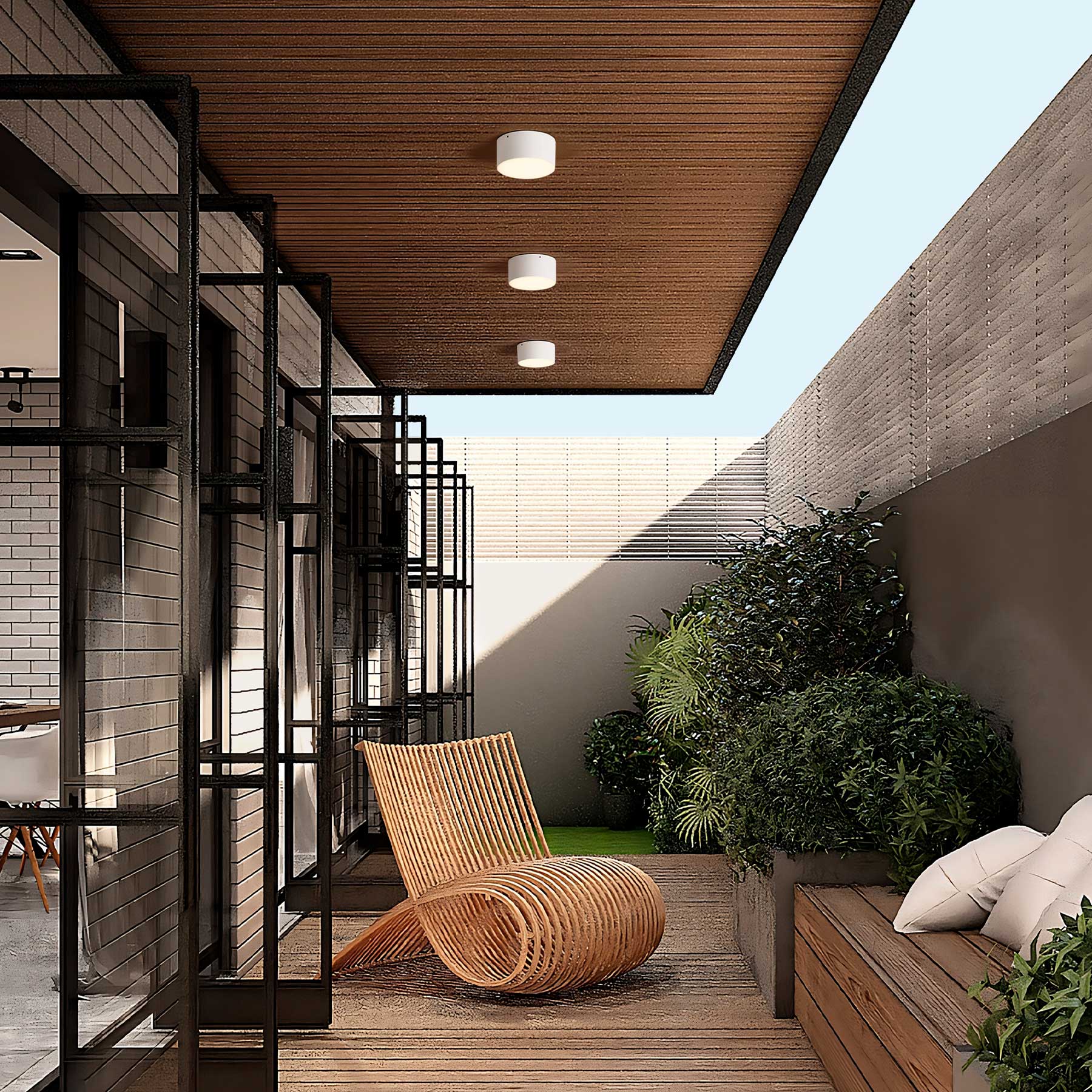 Nova Luce Judi LED stropní svítidlo IP65