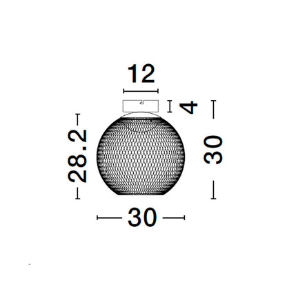 Nova Luce Kinetic LED přisazené stropní svítidlo