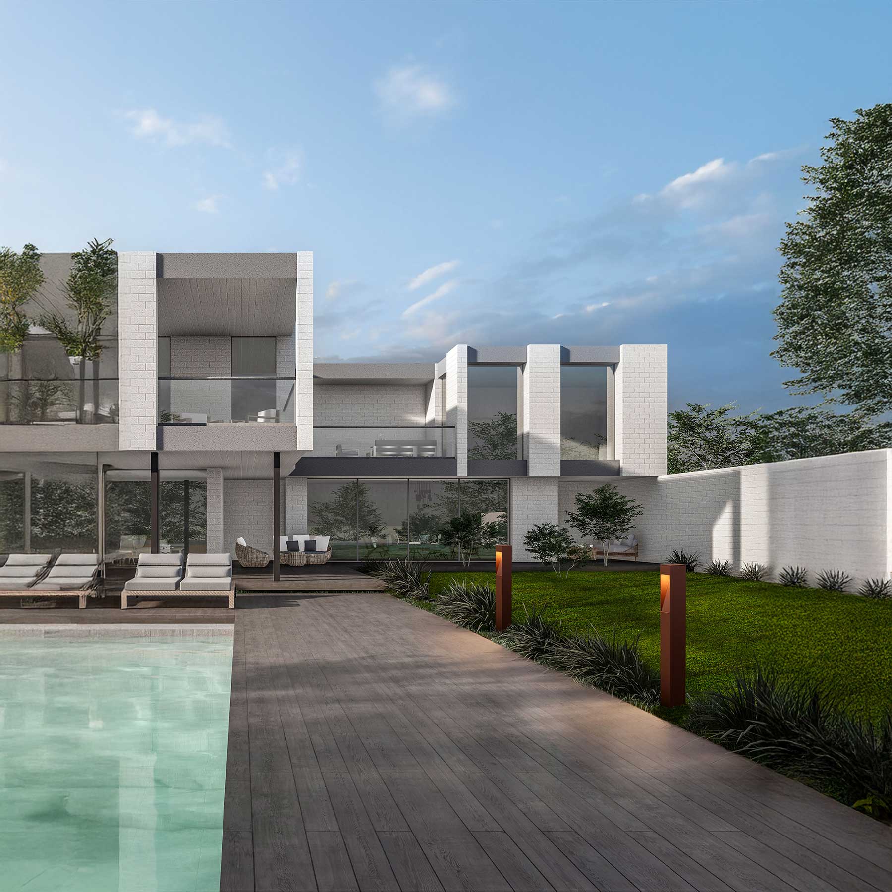 Nova Luce Maddi LED sloupkové svítidlo IP65