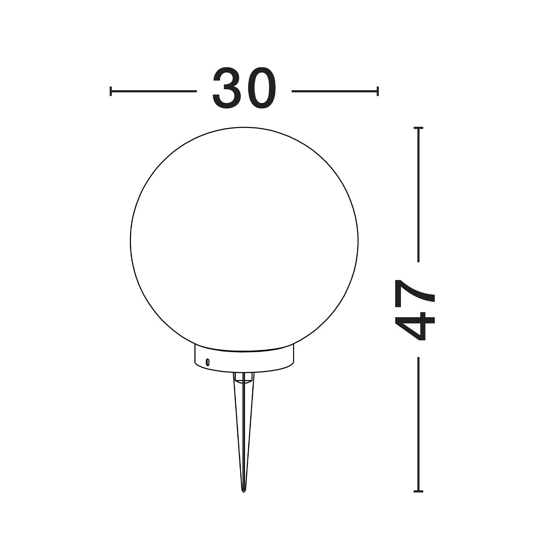 Nova Luce Moon E27 sloupkové svítidlo IP65